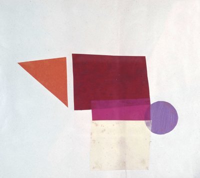 Universaler Krieg: Collage von Olga Rosanova, Januar 1916 von Olga Wladimirowna  Rosanowa