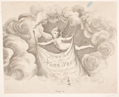 Ausschnitt aus der Titelvignette zu: "Karte über die Nordsee..." von Oluf Olufsen Bagge