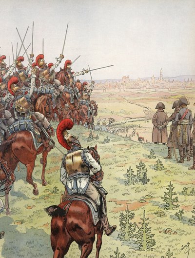 Napoleon, vor der Schlacht bei Borodino, 7. September 1812 von Onfray de Breville Job