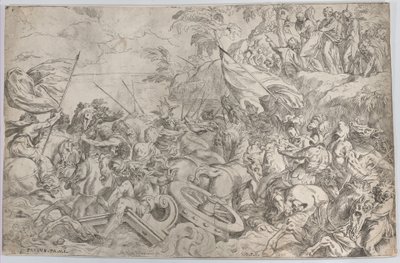 Die Überquerung des Roten Meeres von Orazio Farinati