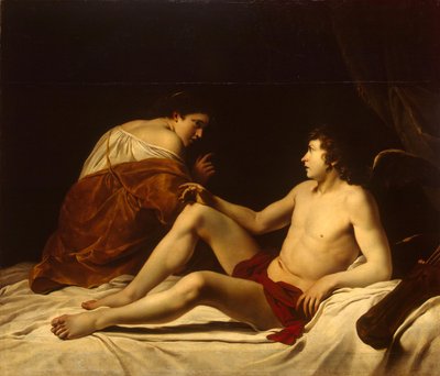 Amor und Psyche von Orazio Gentileschi