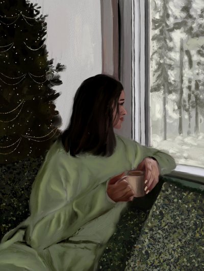 Gemütlicher Wintermorgen von Osheensgallery