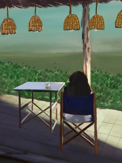 Friedlicher Ausblick im Freien von Osheensgallery