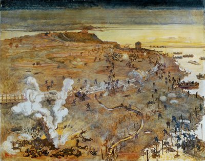Die Schlacht von Belgrad von Oskar Laske