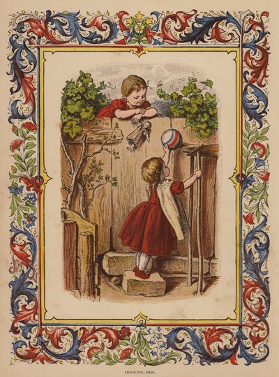 Kinder beim Spielen von Oskar Pletsch