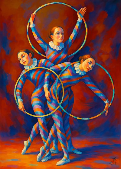 Harlekin-Reifentänzer von Osvaldo Russo