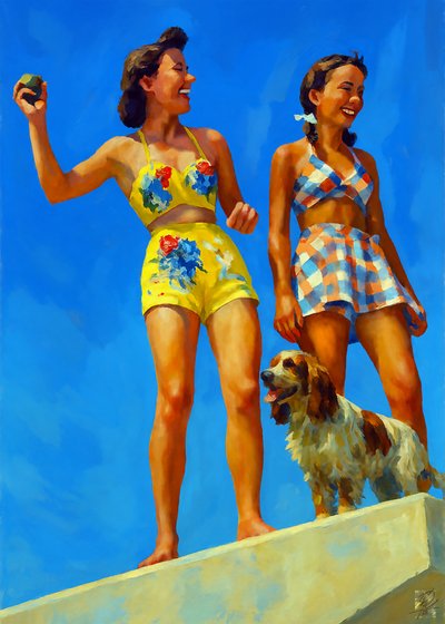 Retro Sommerlächeln von Osvaldo Russo