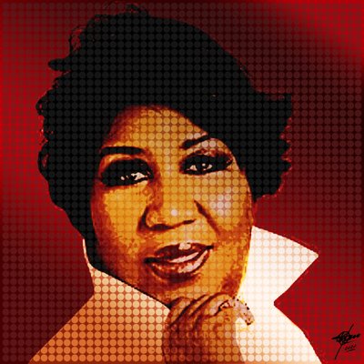 Lebendiges Pop-Art Porträt von Osvaldo Russo