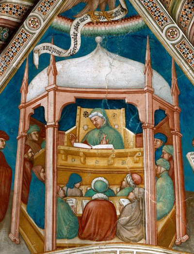 Der heilige Augustinus lehrt Rhetorik in Karthago von Ottaviano Nelli