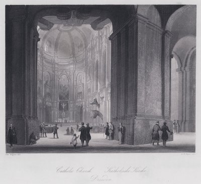 Katholische Kirche, Dresden von Otto (after) Wagner
