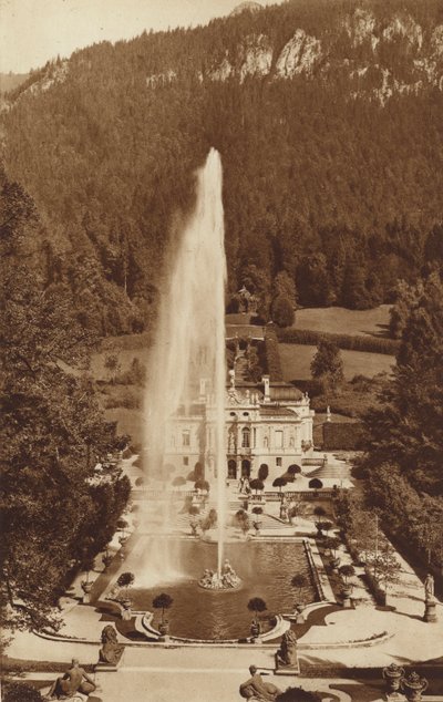 Bayerisches Königsschloss Linderhof, nahe Oberammergau von Otto Ballerstedt