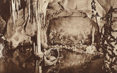 Die Blaue Grotte, nahe dem bayerischen Königsschloss Linderhof von Otto Ballerstedt