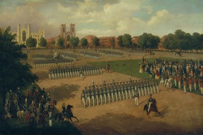 Siebtes Regiment bei der Überprüfung, Washington Square, New York von Otto Boetticher