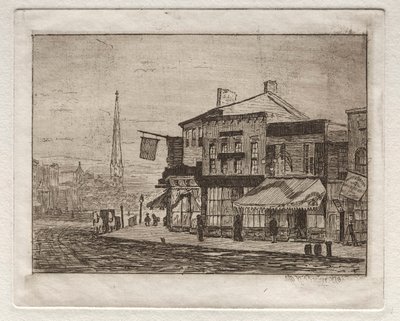 Cleveland, Woodland Avenue und Eagle Street, 1878 von Otto H. Bacher