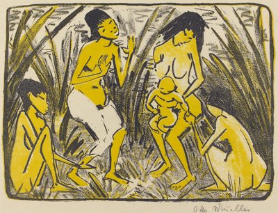 Auffindung des Moses, ca. 1920 von Otto Mueller