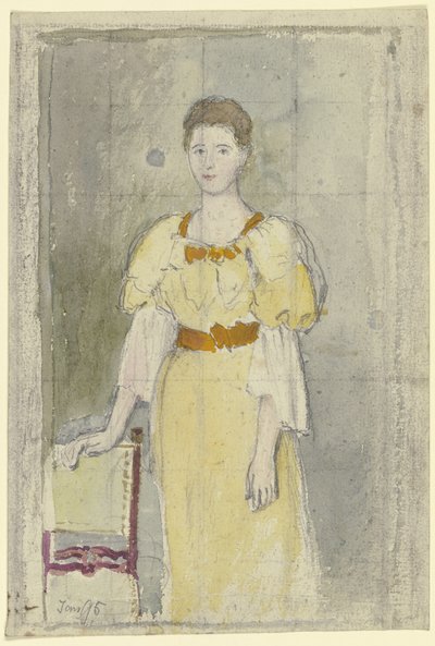 Stehende Dame von Otto Scholderer