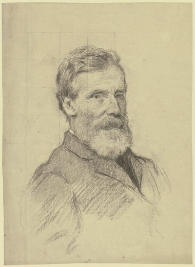 Porträt von Dr. George Bird (?) von Otto Scholderer