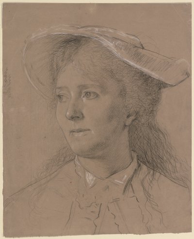 Porträt von Luise Scholderer von Otto Scholderer