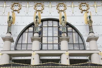 Kirche Am Steinhof (Kirche Leopold) entworfen von Otto Wagner, Wien, Österreich von Otto Wagner
