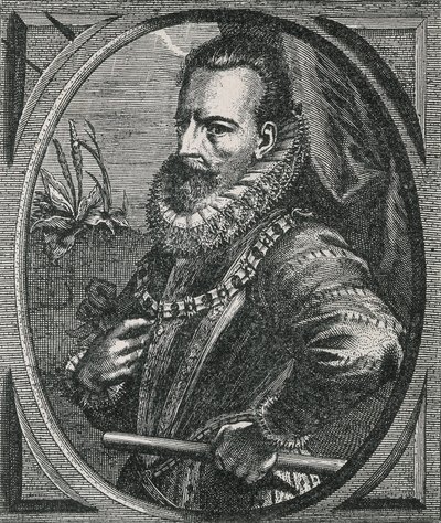 Porträt des Condottiere Alexander Farnese, Herzog von Parma, Gouverneur der Niederlande (1545-1592), nach Otto van Veen (Gravur) von Otto van Veen