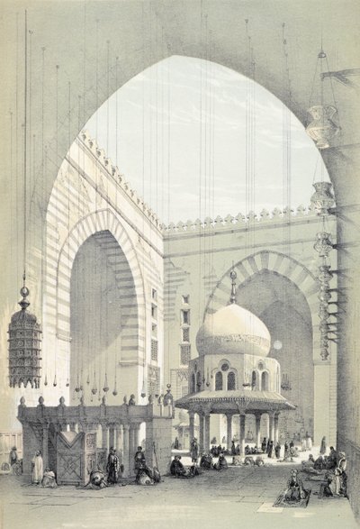 Innenansicht der Moschee des Sultan Hasan in Kairo von Owen Jones