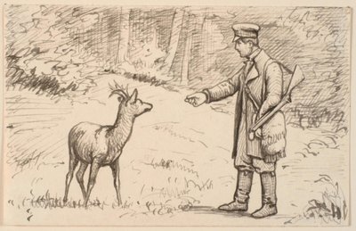 Das Treffen im Wald von P.C. Skovgaard