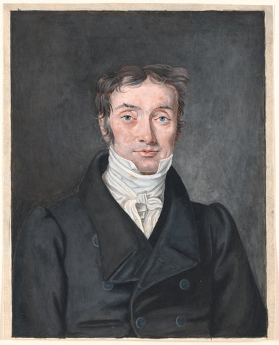Porträt des Lehrers Hans Jensen Visby (1777-1870), aus Aagerup, Ramløse Gemeinde von P.C. Skovgaard