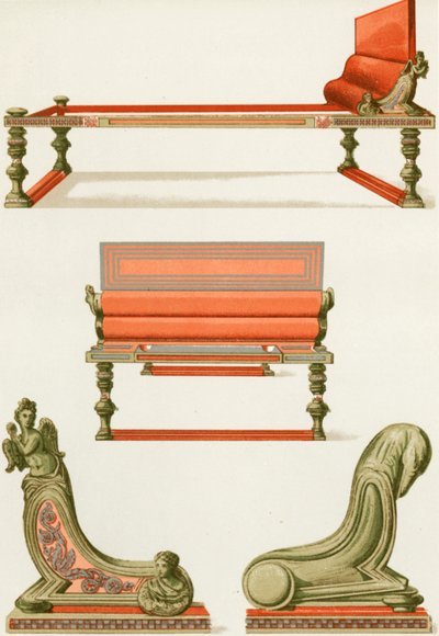 Bronzemöbel aus Pompeji von P. Sellier