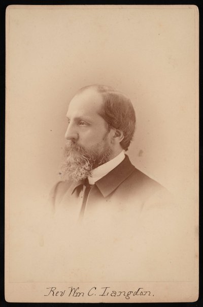 Porträt von Rev. William Chauncy Langdon, 1831-1895, ca. 1881 von Pach Bros