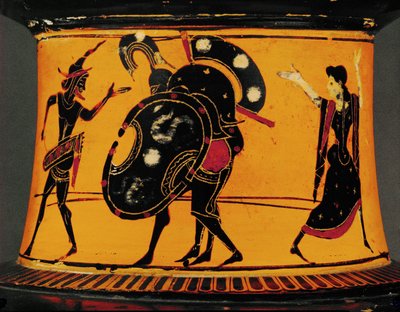Die Rückkehr des toten Kriegers von Painter Antimenes