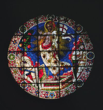 Oculus, die Auferstehung darstellend, 1443 von Paolo Uccello