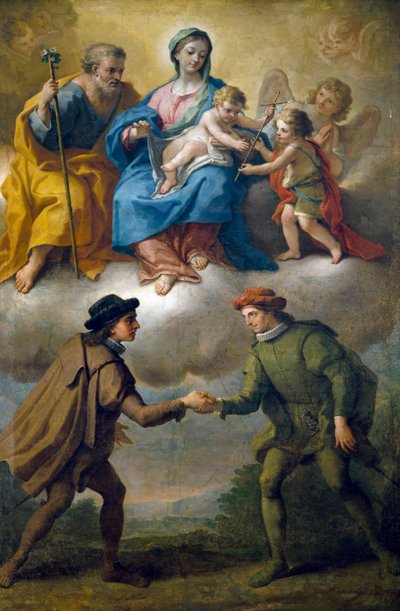 Frieden zwischen den Fraktionen der Stadt Benevento, von Paolo de Matteis (1662-1728) von Paolo di Matteis
