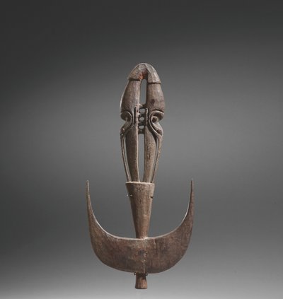 Aufhängehaken (Samban), Iatmul, Mittlerer Sepik, Papua-Neuguinea (Holz) von Papua New Guinean