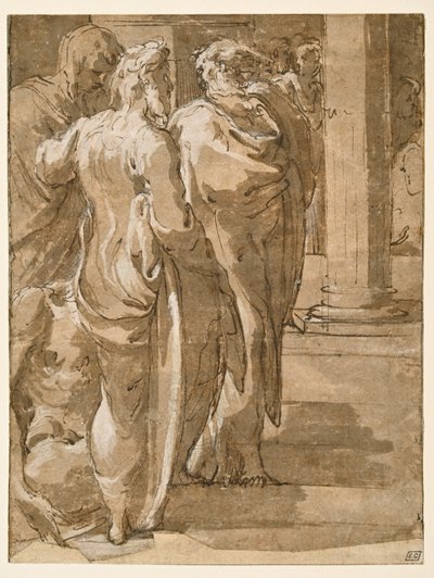 Heilung des Lahmen von Parmigianino