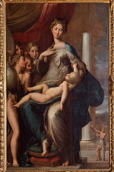 Jungfrau mit langem Hals von Parmigianino