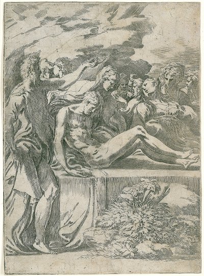 Die Grablegung Christi von Parmigianino