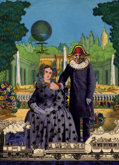 Verspieltes Gartenpaar von Pascal Bouchet-Spiegel