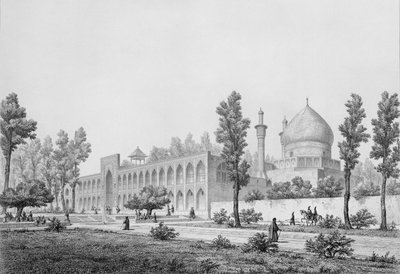Madrasa-yi Masjid-i Shah Sultan Hussein, in Isfahan, aus 