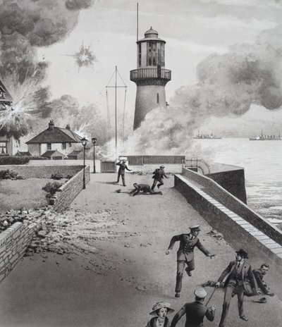 Leuchtturm unter Beschuss von Pat (1907-95) Nicolle