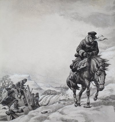 Königlicher Bote James Baillie Fraser (1783-1856) von Pat (1907-95) Nicolle