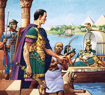 Caesar und Cleopatra von Pat (1907-95) Nicolle