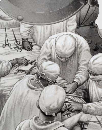 Herzchirurgie, von Männern wie Professor Christiaan Barnard vorangetrieben von Pat (1907 95) Nicolle