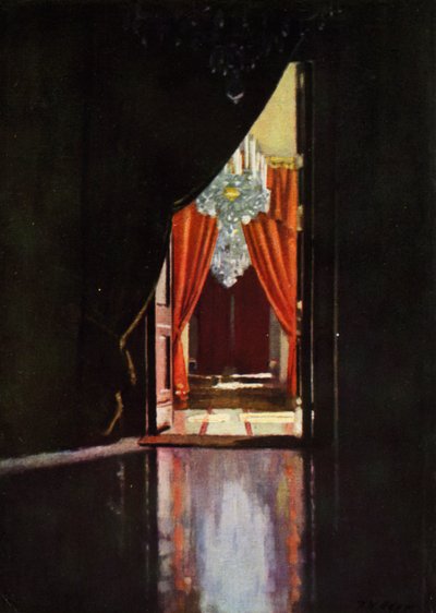 Der Große Eingang, Palazzo Pitti (Farblithografie) von Patrick William Adam