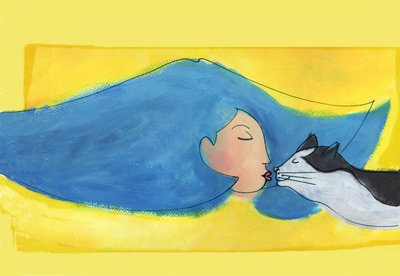 Katzenfrau, 2025 von Patrizia La Porta