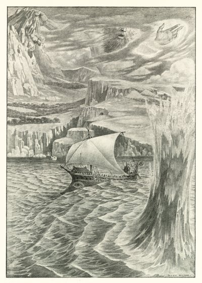 Illustration für Homers Odyssee von Patten (after) Wilson