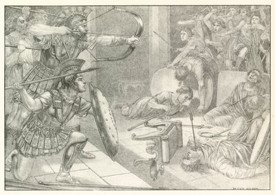 Illustration für Homers Odyssee von Patten (after) Wilson