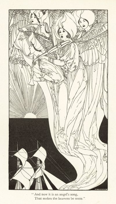 Die Ballade vom alten Seemann (Gravur) von Patten Wilson