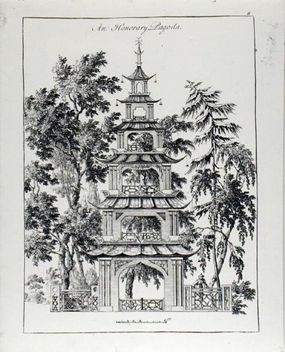 Eine Ehrenpagode, aus 