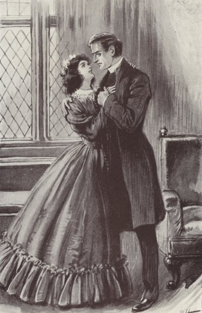 Illustration für Barchester Towers von Anthony Trollope (Lithografie) von Paul (after) Hardy