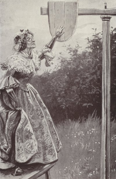 Illustration für Barchester Towers von Anthony Trollope (Lithographie) von Paul (after) Hardy